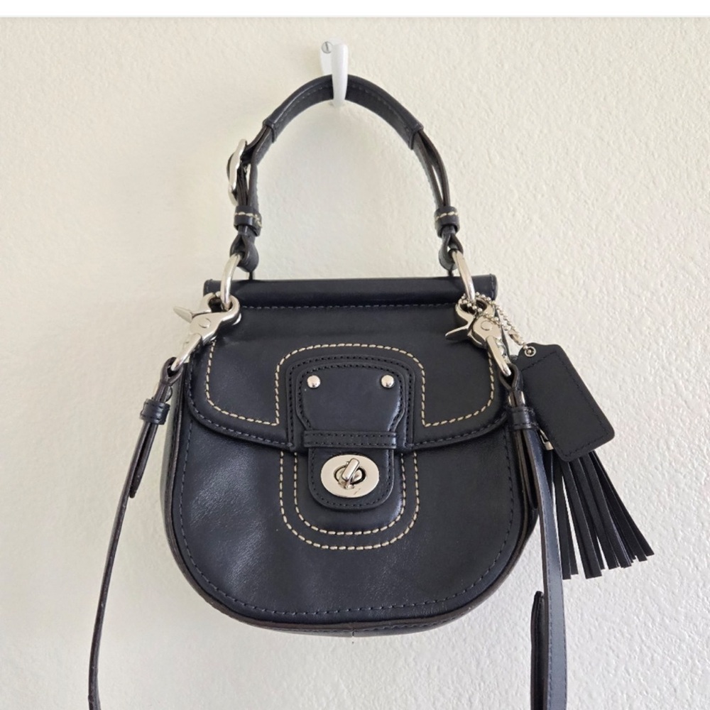 Coach Mini Willis Leather Crossbody Bag